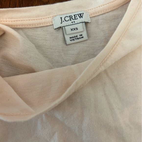 J Crew T-Shirt with Tie and Open Back - Size XXS - Picture 5 of 5